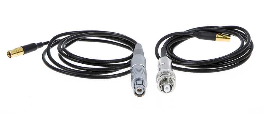 Fischer-Stecker und SHV-Stecker